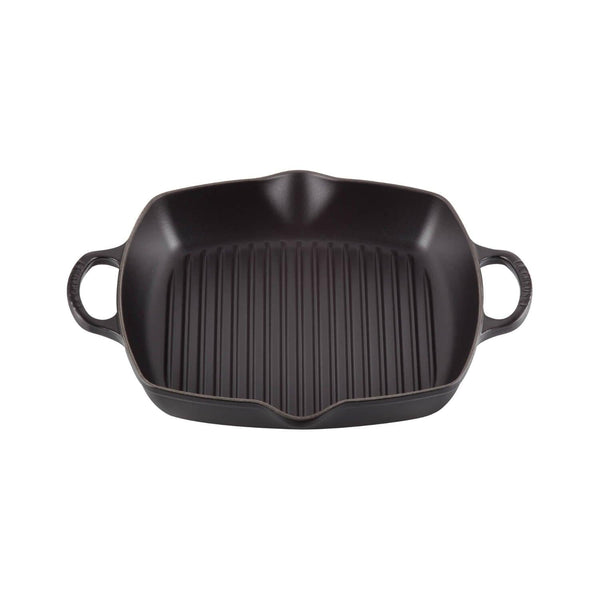 Le Creuset Signature Satin Black Cast Iron 30cm Deep Square Grill