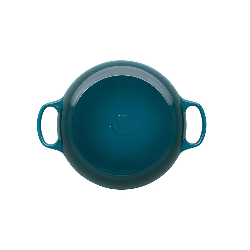 Le Creuset Signature Deep Teal Cast Iron 30cm Shallow Casserole