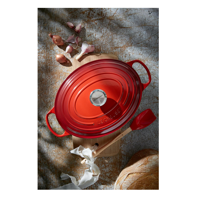 Le Creuset Signature Cerise Cast Iron 29cm Oval Casserole