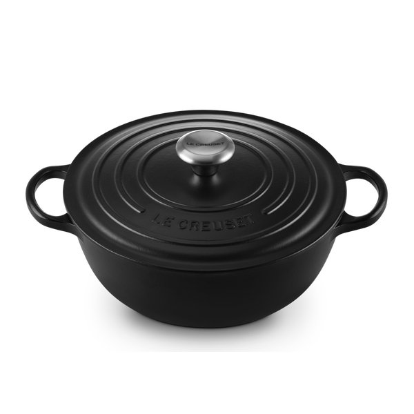 Le Creuset Wok w/ Lid 32cm Satin Black