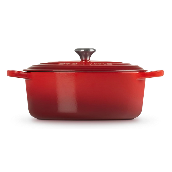 Le Creuset Signature Cerise Cast Iron 27cm Oval Casserole