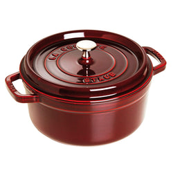 Staub Cast Iron 28cm Round Cocotte Grenadine