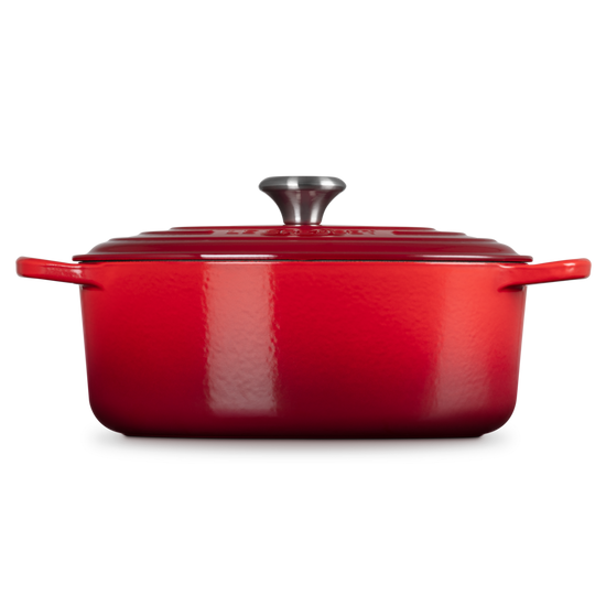 Le Creuset Signature Cerise Cast Iron 29cm Oval Casserole