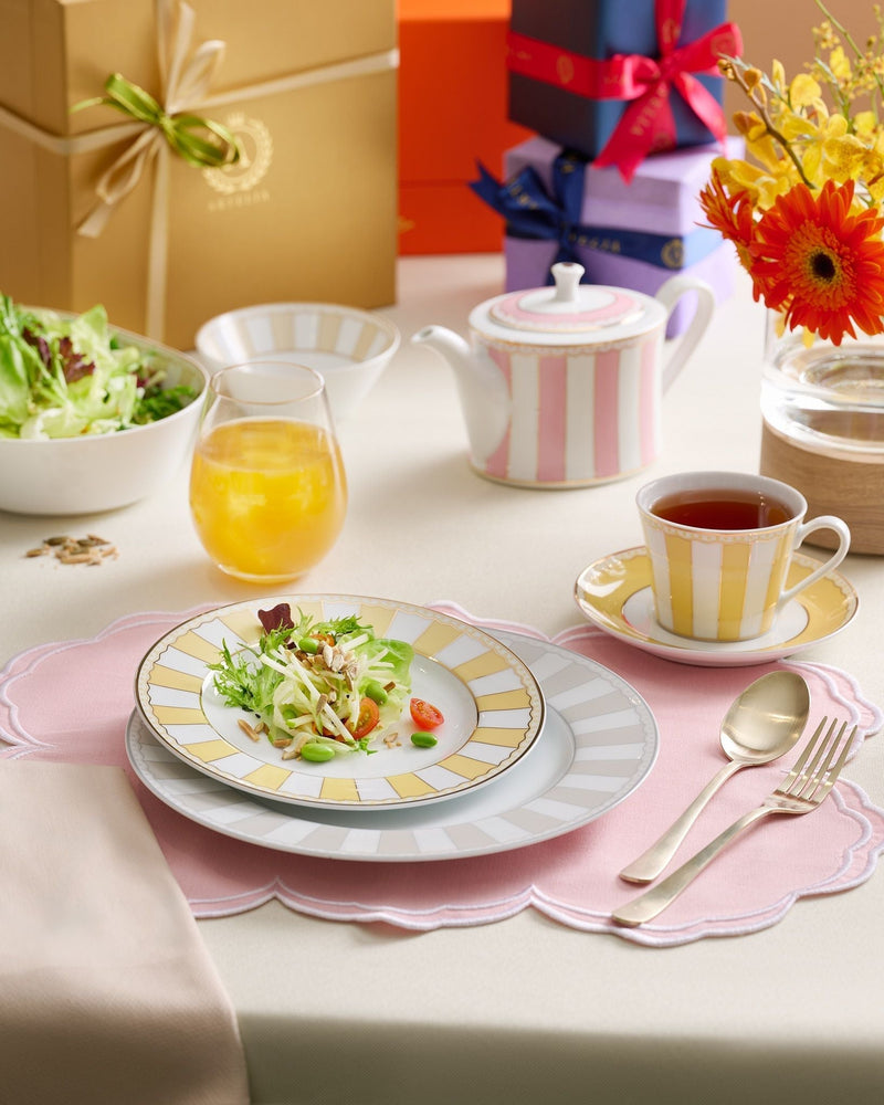 Noritake Carnivale Tea Cup & Tea Saucer Set - 9