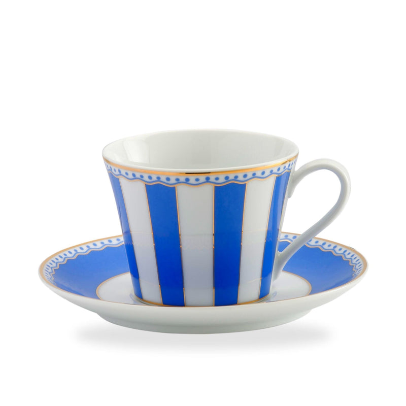 Noritake Carnivale Tea Cup & Tea Saucer Set - 4