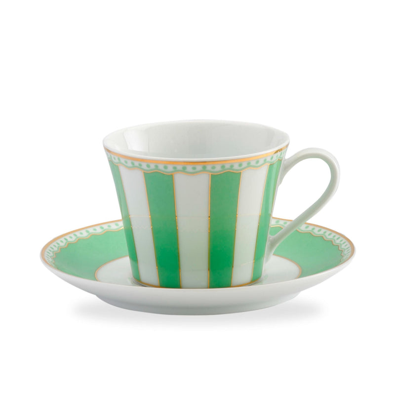 Noritake Carnivale Tea Cup & Tea Saucer Set - 5