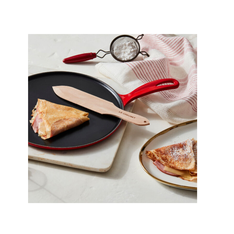 Le Creuset Cerise Cast Iron 27cm Crepe Pan