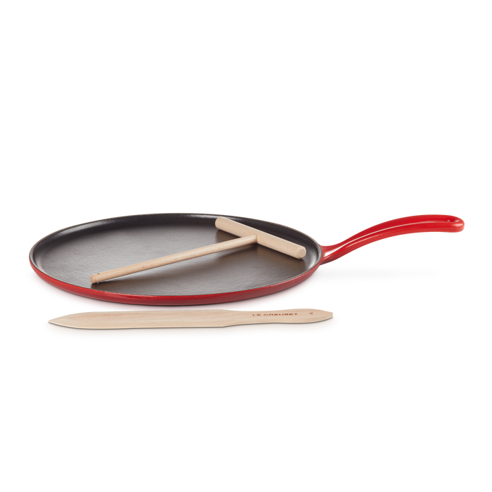 Le Creuset Cerise Cast Iron 27cm Crepe Pan