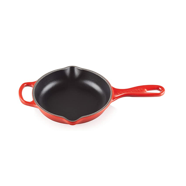 Deep Round Skillet 26cm Signature Red Le Creuset